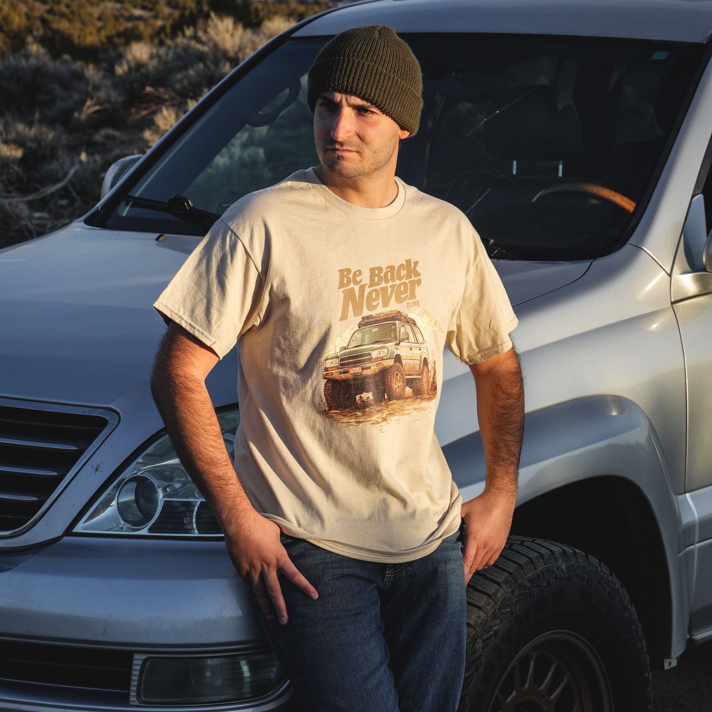 Be Back Never High Desert Tee