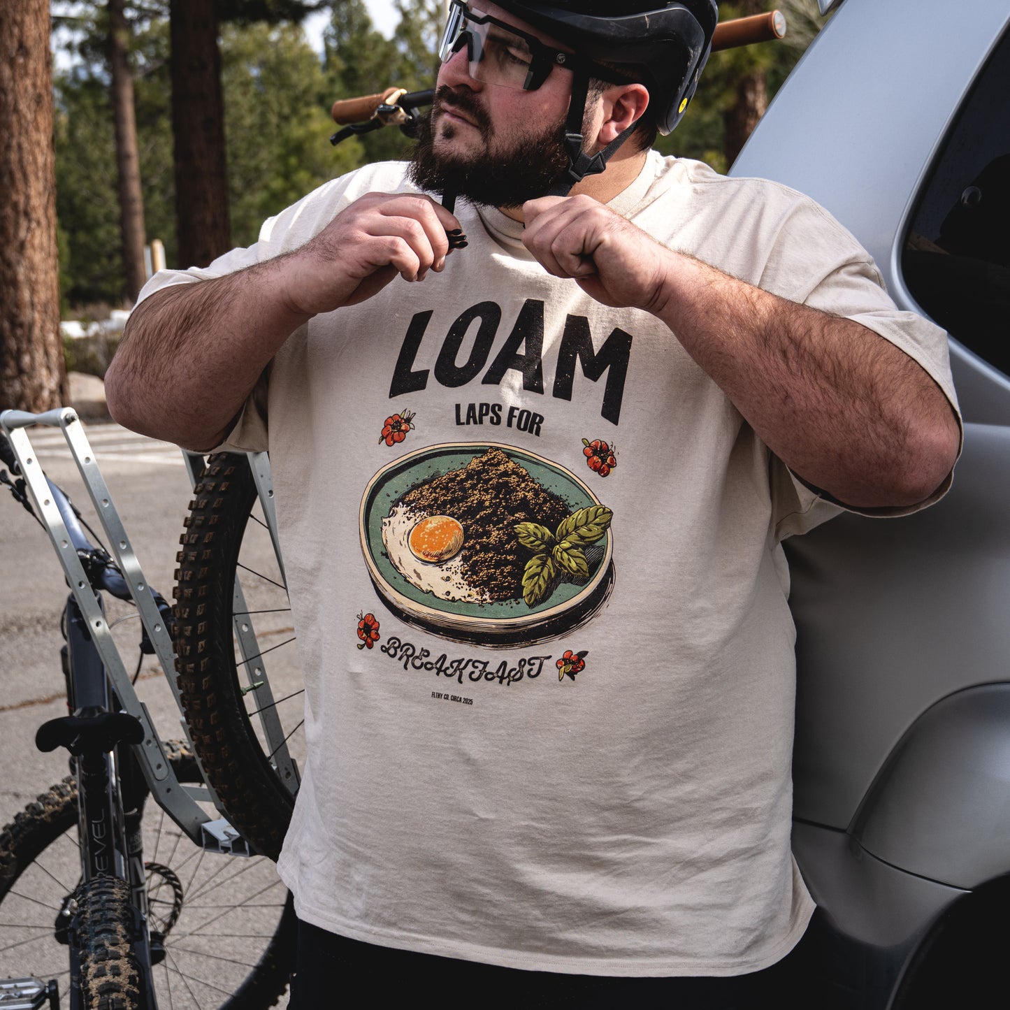 Loam Laps For Breakfast Tee