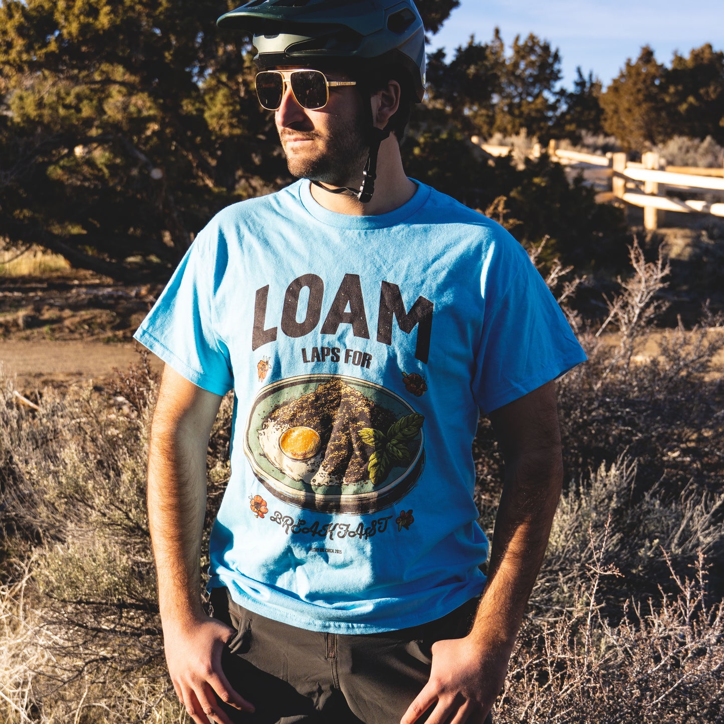 Loam Laps For Breakfast Tee
